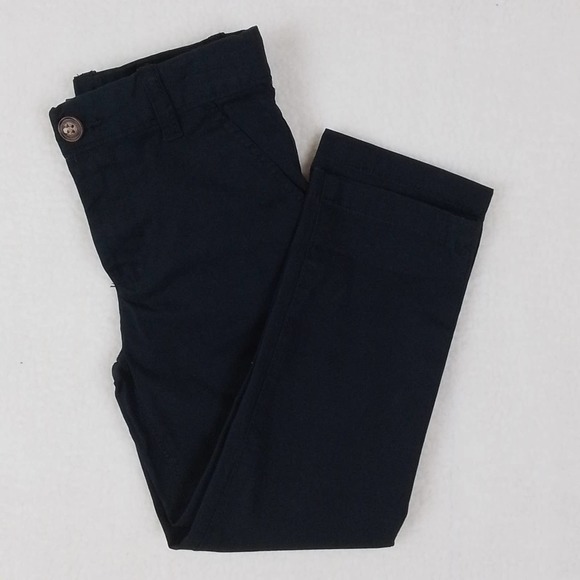 Carter's Kid Cotton Slim Fit Khaki Pants Boy's Size 4 in Black - Picture 3 of 11